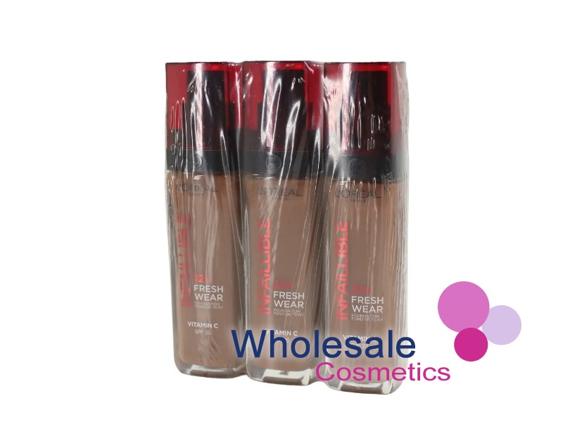 6 x L'Oreal Infaillible 32HR Fresh Wear Foundation - 392 COOL UNDERTONE